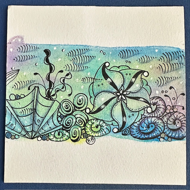 Zentangle® - Workshop Unterwasserwelt (Fortsetzungskurs) 25W-507